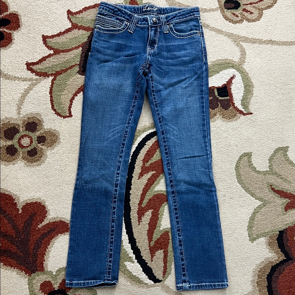Levi’s Classic Blue Skinny Girls Denim Jeans